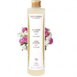 GEL DE DUS CU ULEI DE ARGAN - TRANDAFIR 250ml
